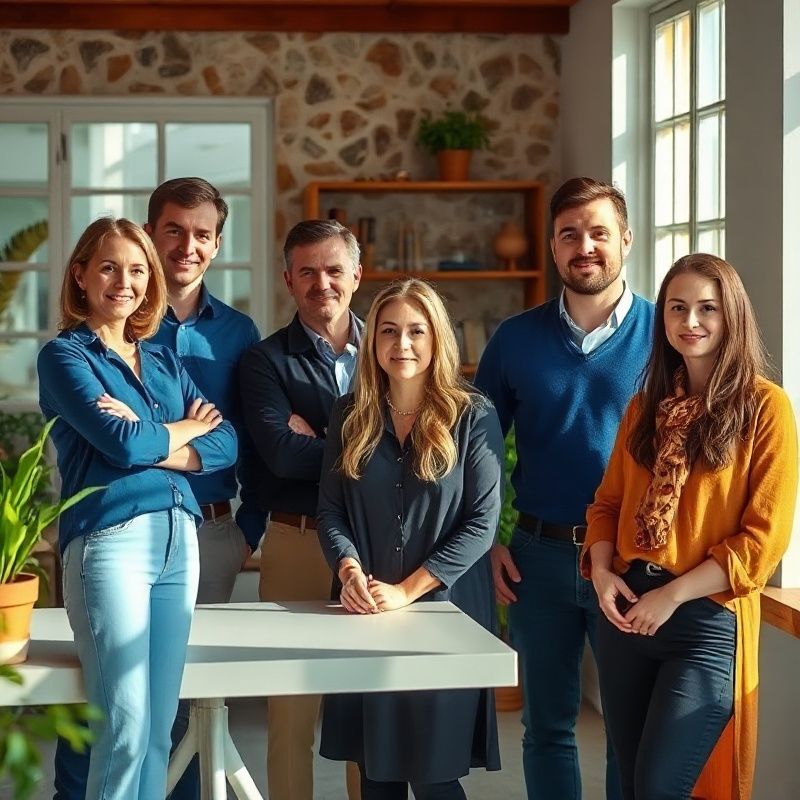 Manji profesionalni tim u svijetlom zadarskom uredu